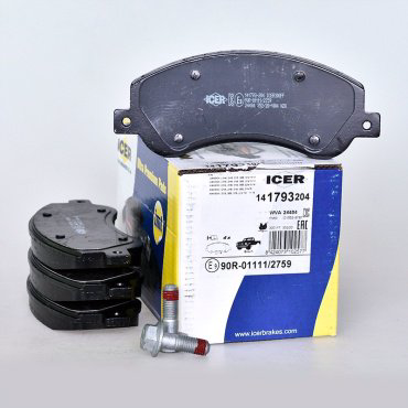 Колодки ICER передние 141793204 4 шт купить,NaN