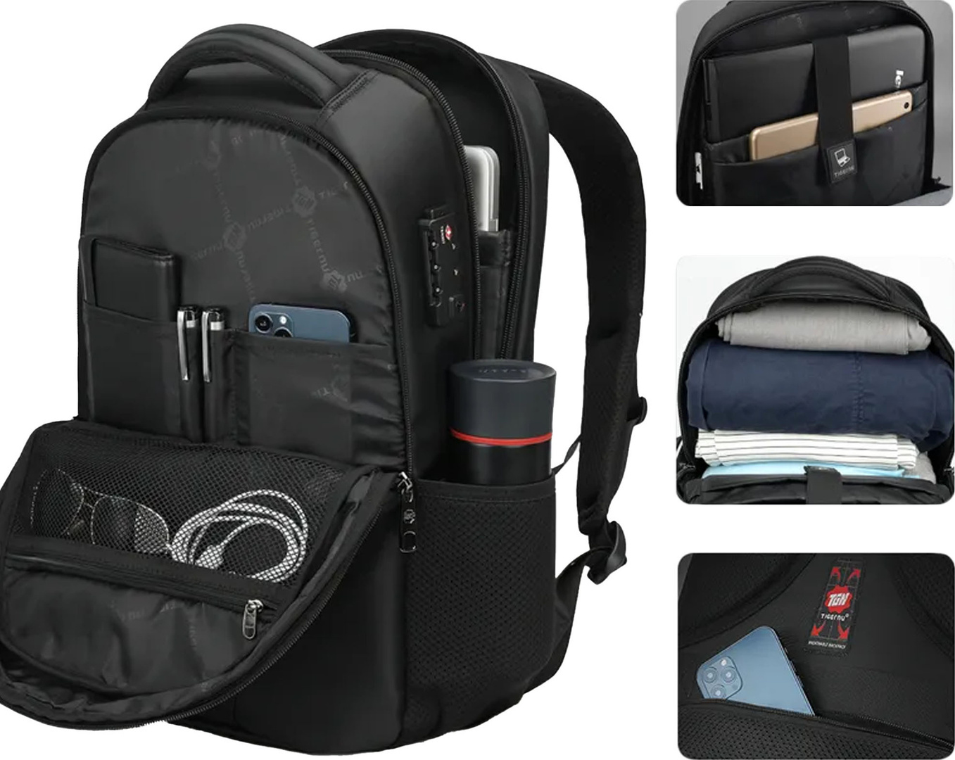 Рюкзак для ноутбука Tigernu T-B3105-3A RMB608.00 15.6" Black - ForteMarket Рюкзак для ноутбука Tigernu T-B3105-3A RMB608.00 15.6" Black купить,0