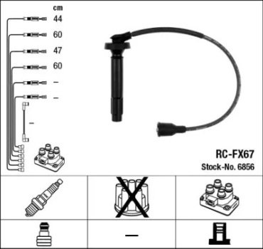 Свечные провода NGK 6856 купить,NaN