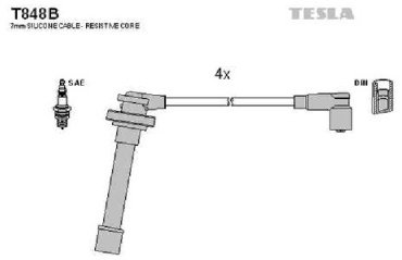 Свечные провода Tesla Style t848b купить,NaN