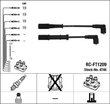 Свечные провода NGK 4746 купить,NaN
