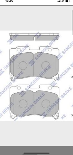 Колодки HI-Q передние Sp1467