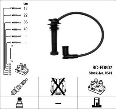 Свечные провода NGK 8541 купить,NaN