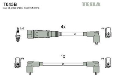 Свечные провода Tesla T045B