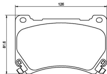Колодки MANDO передние MPH37 1 шт купить,NaN