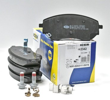 Колодки ICER передние 182342 4 шт купить,NaN