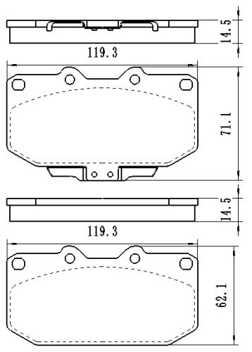 Колодки Winkod передние W0040BP купить,NaN