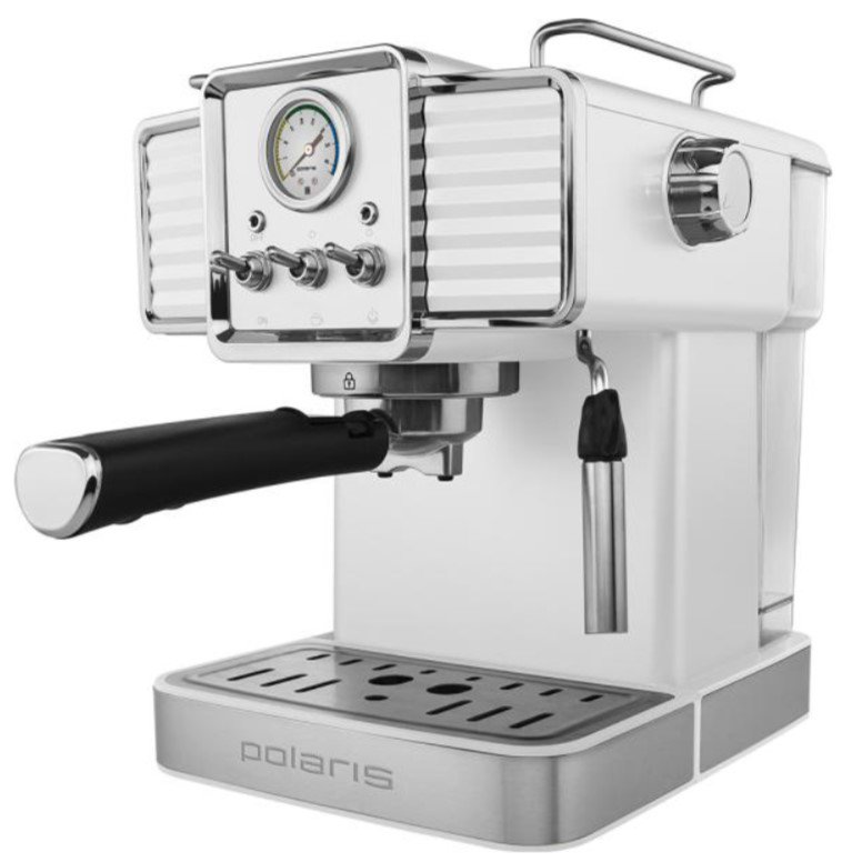 Кофеварка Polaris PCM 1538E Adore Crema белая