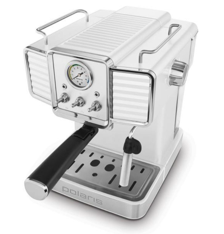Кофеварка Polaris PCM 1538E Adore Crema белая