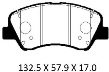 Колодки PATRON передние PBP097KOR 4 шт купить,NaN