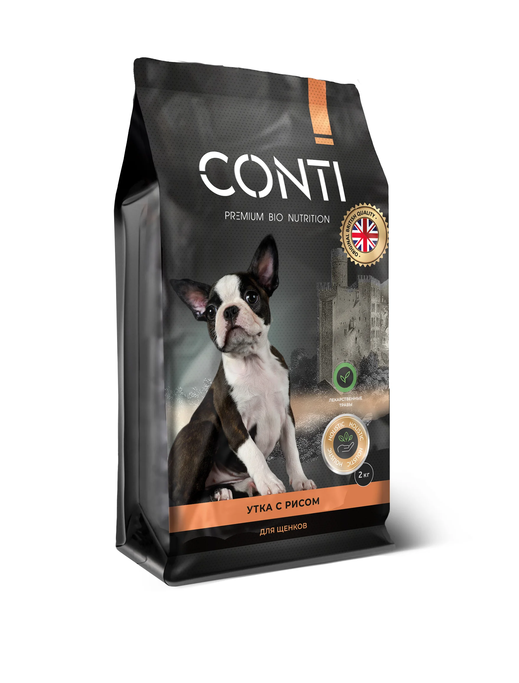 Сухой корм для собак Conti утка с рисом 2 кг