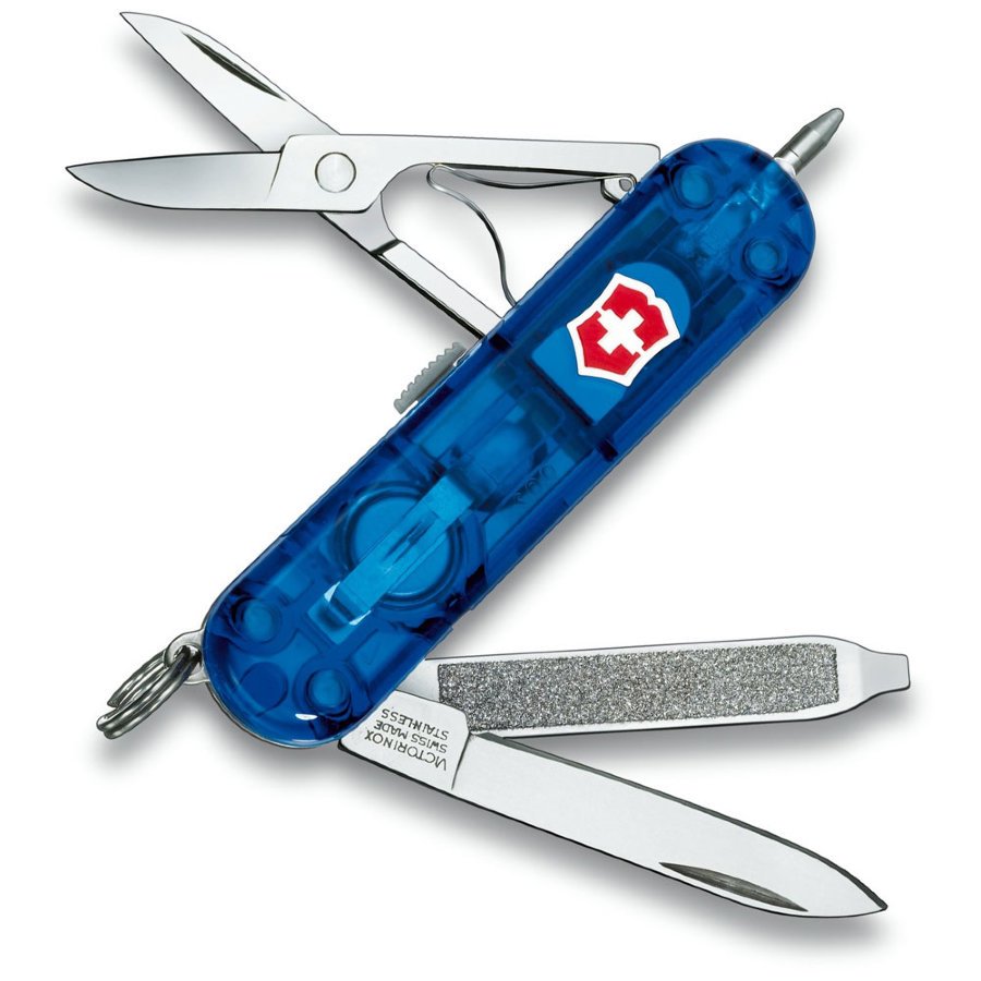 Швейцарский нож Victorinox 0.6226.T2B1 Signature Lite голубой купить,NaN