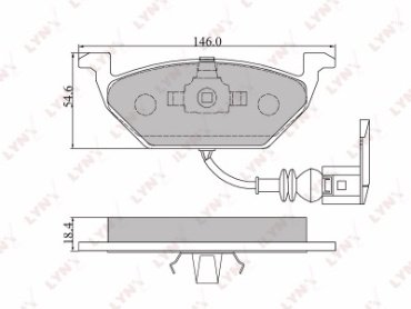 Колодки LYNXauto BD-1202