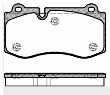 Колодки Aywiparts передние AW1810258 4 шт