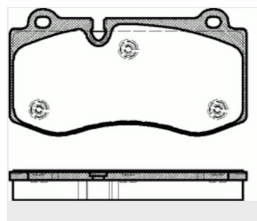 Колодки Aywiparts передние AW1810258 4 шт