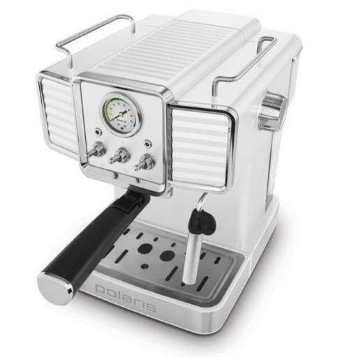 Кофеварка Polaris PCM 1538E Adore Crema белая