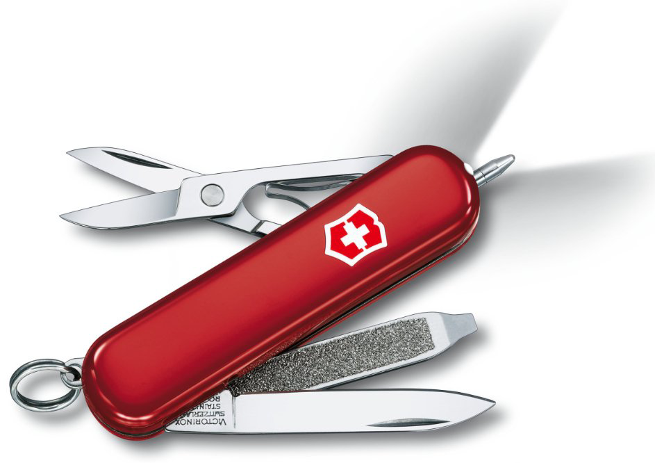 Швейцарский нож Victorinox Signature Lite 0.6226 красный купить,NaN