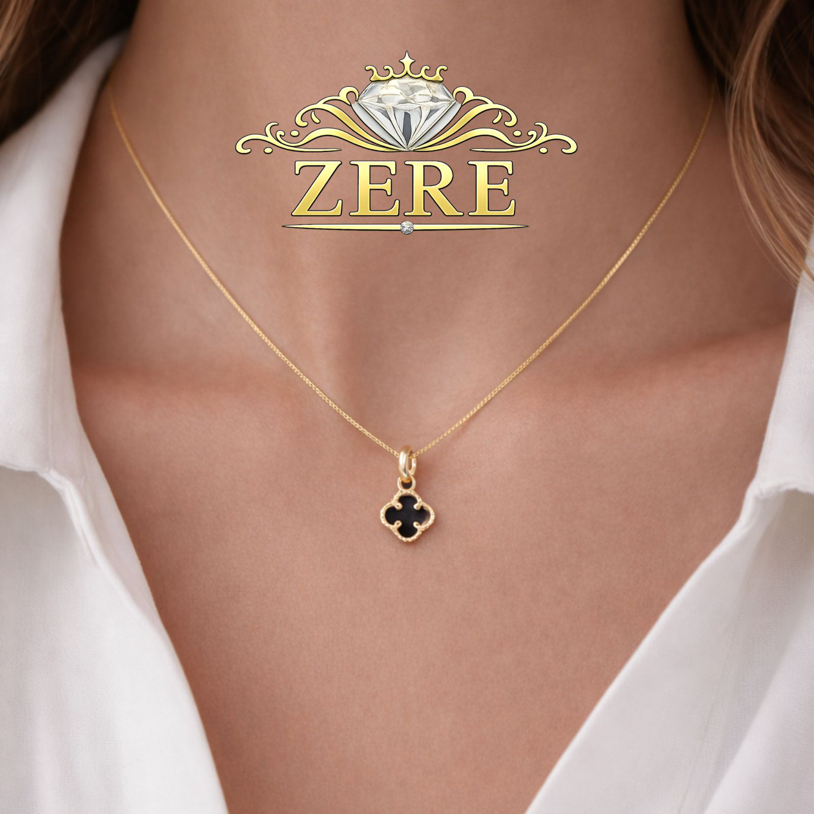 Подвеска Zere ZR040325 золото 1.85гр 45см купить,153675
