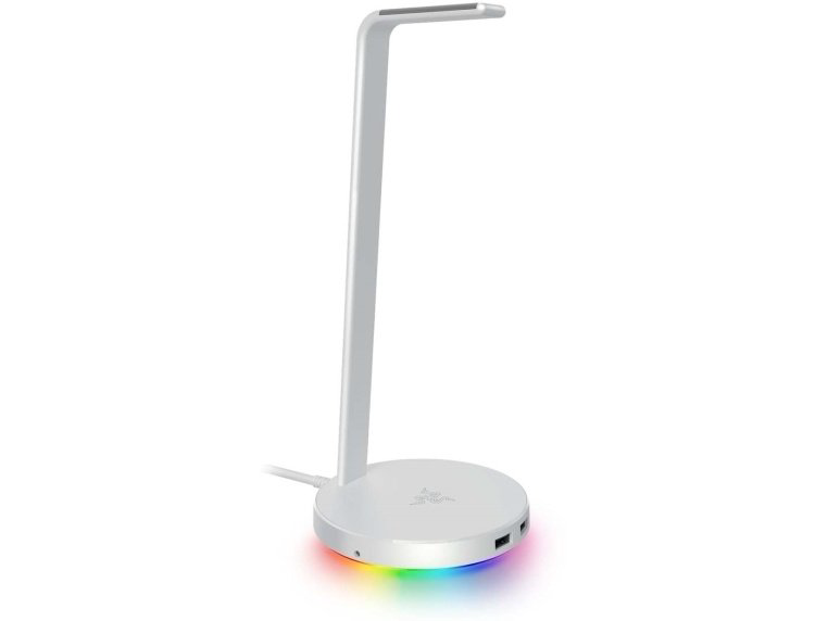 Подставка для наушников Razer Base Station V2 Chroma Mercury белая