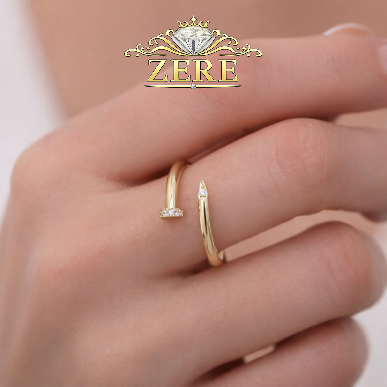 Кольцо Zere ZR040351 золото 1.85гр 18р - ForteMarket Кольцо Zere ZR040351 золото 1.85гр 18р купить,153675