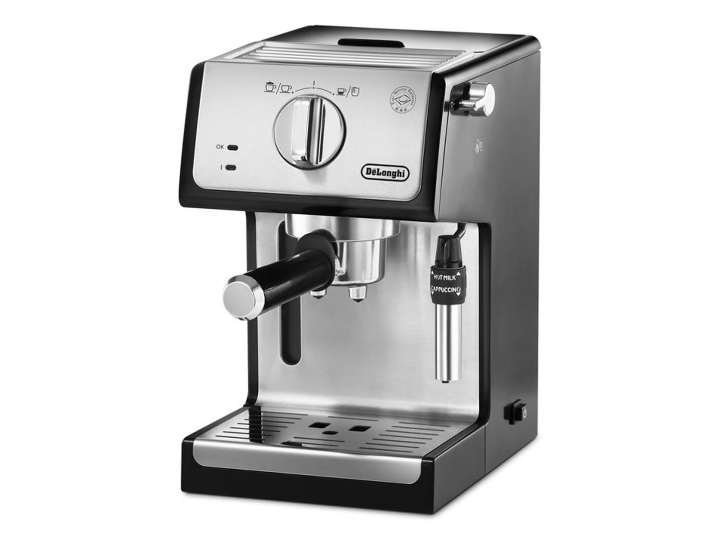 Кофеварка DeLonghi ECP35.31 серебристая - ForteMarket Кофеварка DeLonghi ECP35.31 серебристая купить,0
