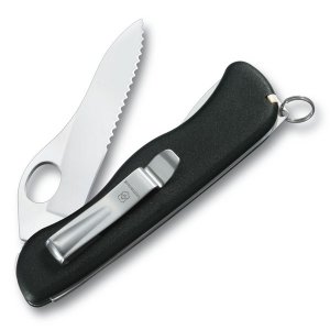 Швейцарский нож Victorinox 0.8416.MW3 Sentinel Clip One Hand черный купить,NaN