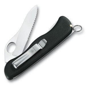 Швейцарский нож Victorinox 0.8416.MW3 Sentinel Clip One Hand черный купить,NaN