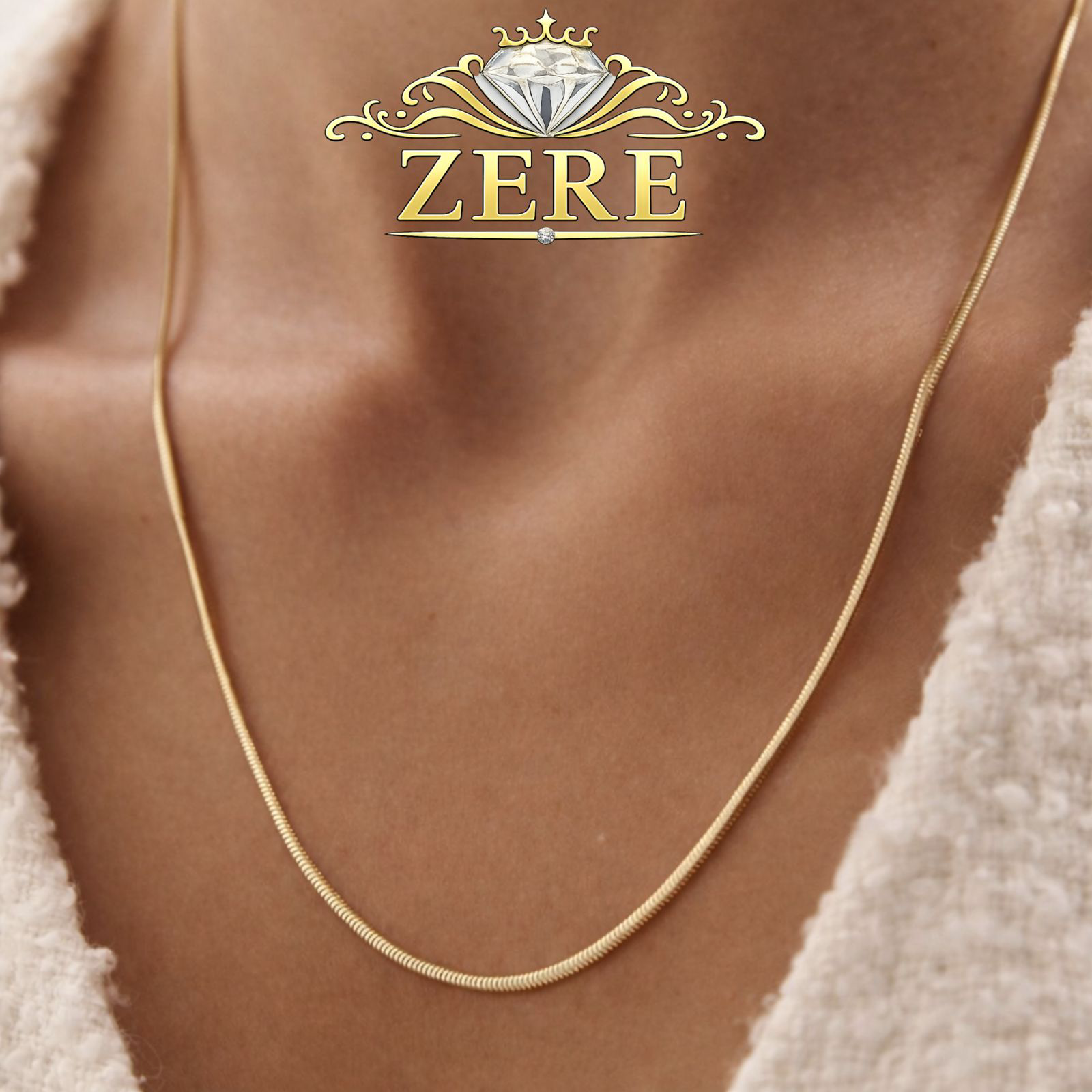 Цепочка Zere ZR040340 золото 3.5гр 50см купить,320490