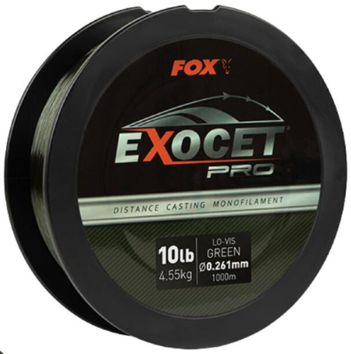 Рыболовная леска Fox Exocet Pro 1000 CML185 0.261 мм зеленый купить,NaN