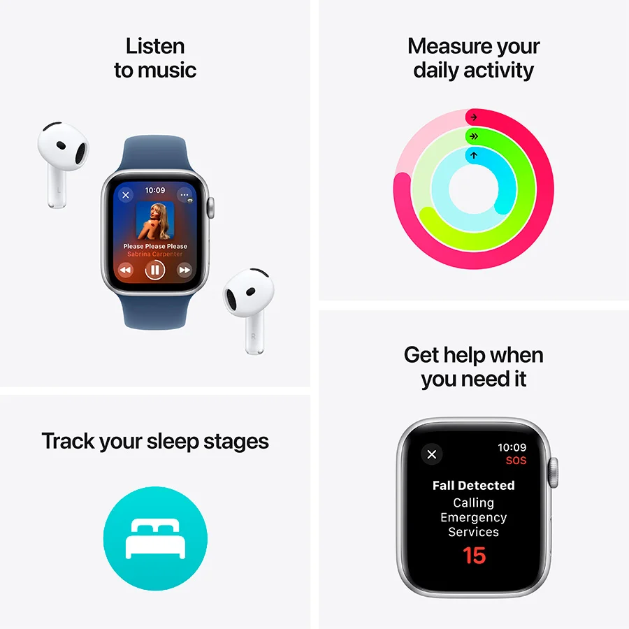 Смарт-часы Apple Watch SE Starlight Al Case with Lake Green Sport Loop MXEW3QI/A 44мм - ForteMarket Смарт-часы Apple Watch SE Starlight Al Case with Lake Green Sport Loop MXEW3QI/A 44мм купить,0