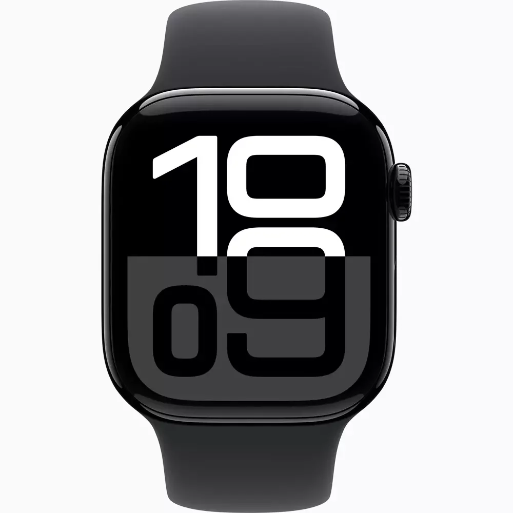 Смарт-часы Apple Watch Series 10 Jet Black Al Case with Black Sport Band 46 мм MWWP3QI/A купить,0