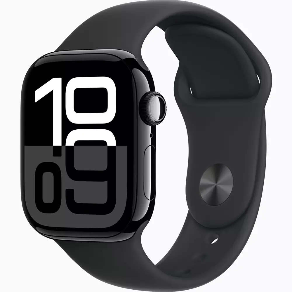 Смарт-часы Apple Watch Series 10 Jet Black Al Case with Black Sport Band 46 мм MWWP3QI/A