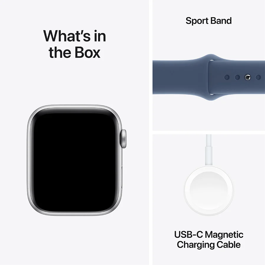 Смарт-Часы Apple Watch SE GPS 44mm Silver Al Case with Denim Sport Band M/L MXER3QI/A - ForteMarket Смарт-Часы Apple Watch SE GPS 44mm Silver Al Case with Denim Sport Band M/L MXER3QI/A купить,0
