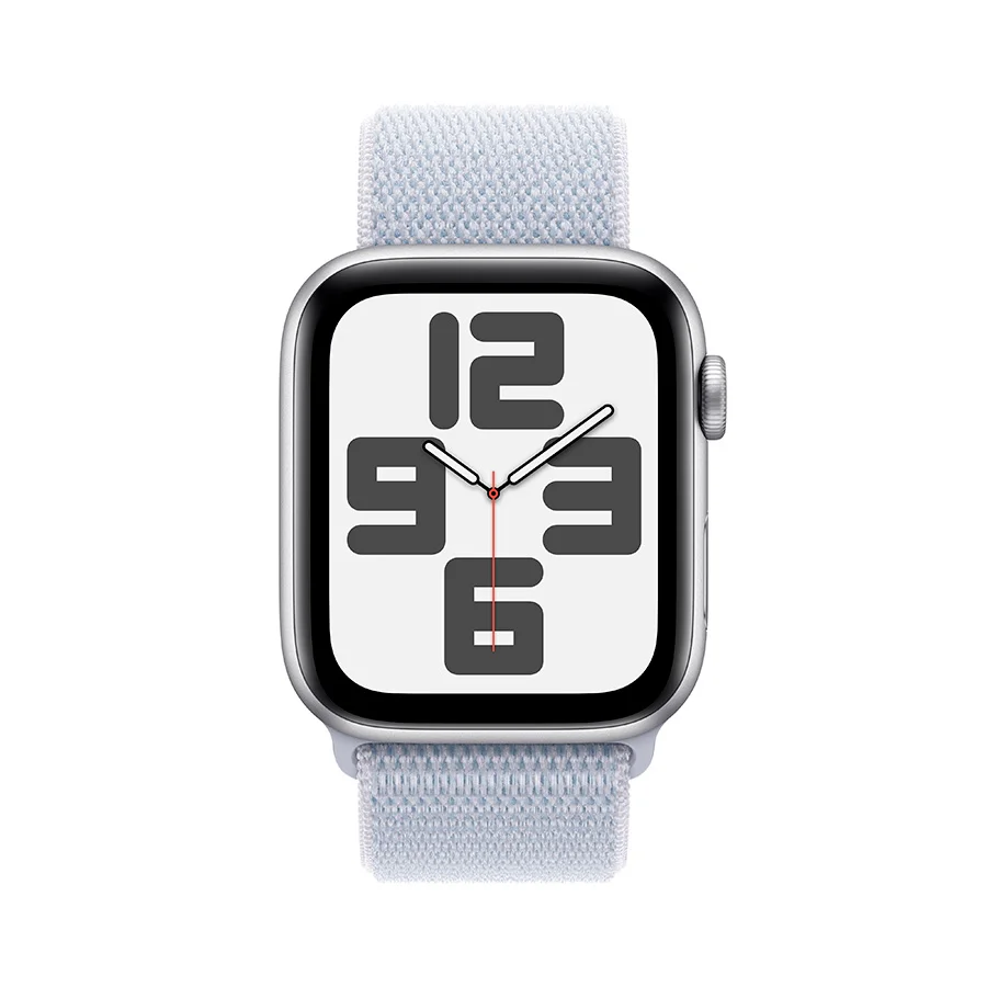 Смарт-часы Apple Watch SE GPS 44mm Silver Al Case with Blue Cloud Sport Loop MXET3QI/A купить,0