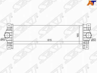 SAT радиатор интеркулера ST-23711-09050 купить,NaN