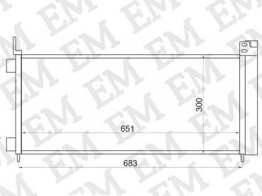 SAT радиатор кондиционера ST-LXN1-394-0 купить,NaN