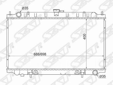 SAT радиатор основной SG-NS0004-32 купить,NaN
