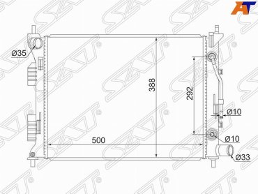 SAT радиатор основной SGHY00161R купить,NaN