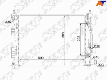 SAT радиатор основной SGHY00161R купить,NaN