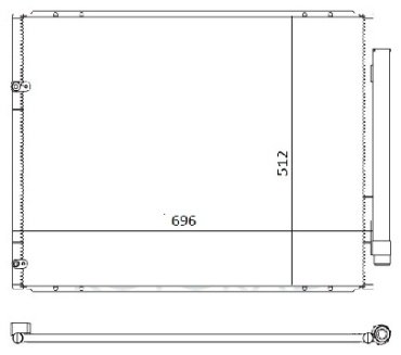 SAT радиатор кондиционера ST-TYC2-394-0 купить,NaN