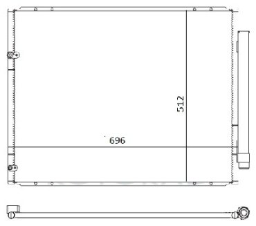 SAT радиатор кондиционера ST-TYC2-394-0 купить,NaN