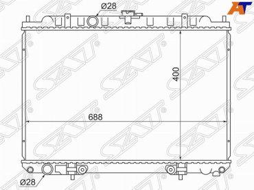 SAT радиатор основной NS0003W11 купить,NaN