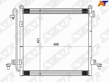SAT радиатор кондиционера ST-MBS2-394-0 купить,NaN