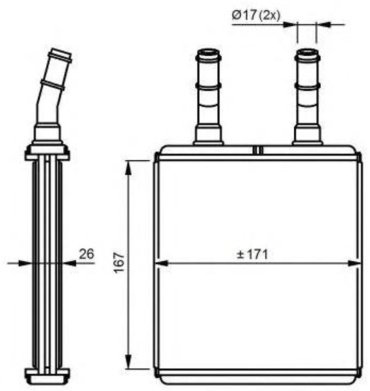 PATRON радиатор печки PRS2140 купить,NaN