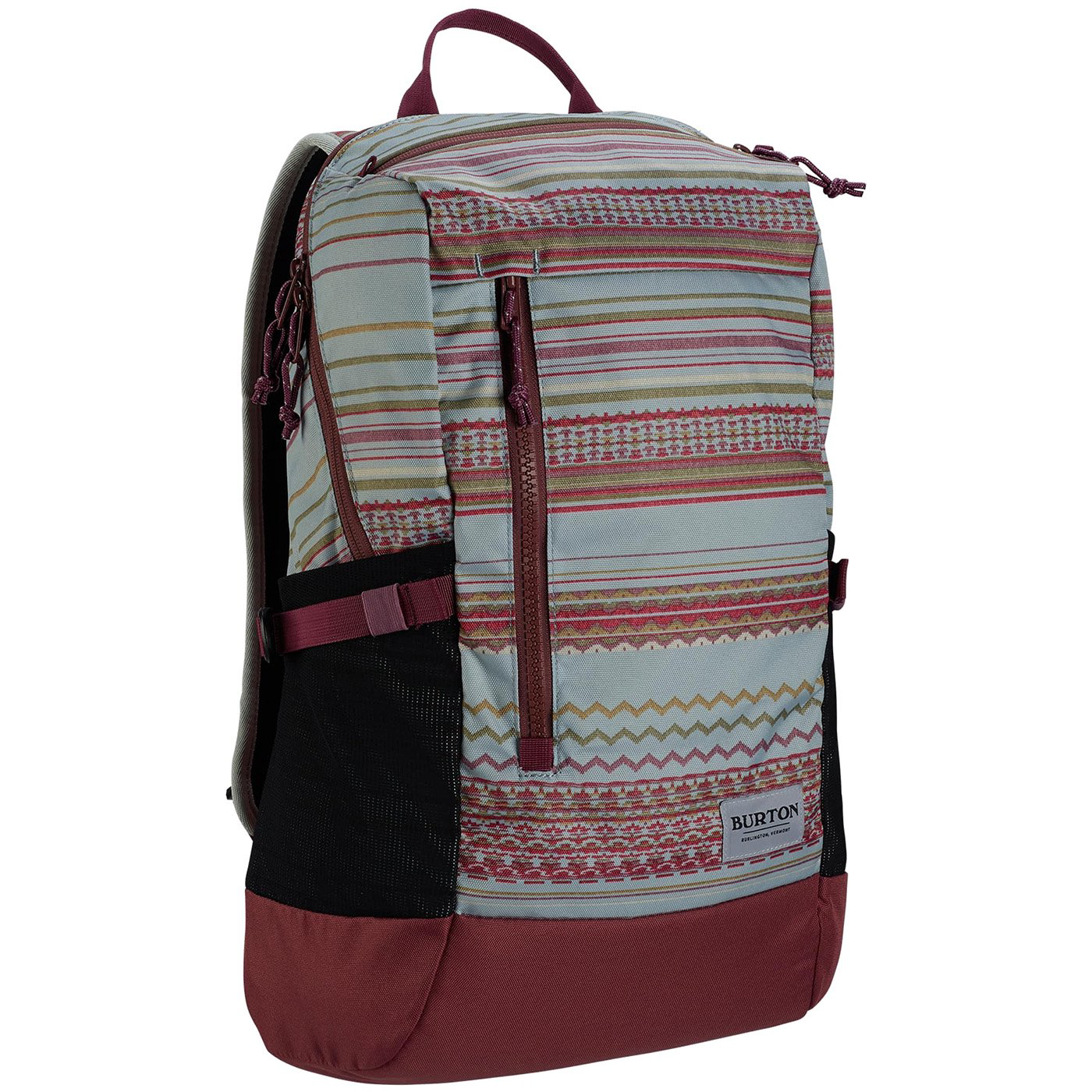 Рюкзак Burton Prospect 2.0 Aqua Gray Revl Print серо-бордовый купить,NaN