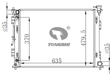 TONGSHI радиатор основной 70164PA16 купить,NaN