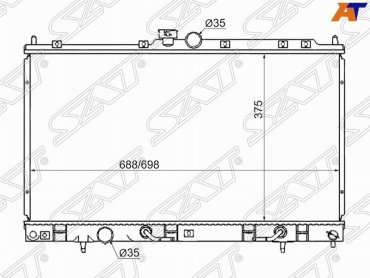 SAT радиатор основной SG-MC0001-CS-R купить,NaN