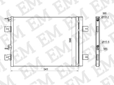 SAT радиатор кондиционера ST-DC01-394-B0 купить,NaN