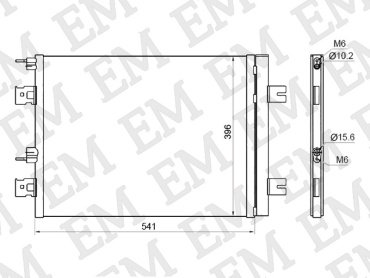 SAT радиатор кондиционера ST-DC01-394-B0 купить,NaN