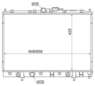 SAT радиатор основной MC00012 купить,NaN